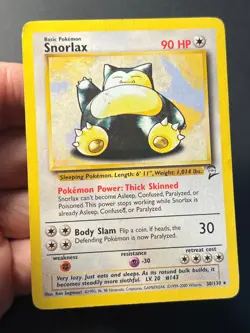 Snorlax 30/130 Base Set 2 Rare - WOTC Pokemon Card MP - Image 5