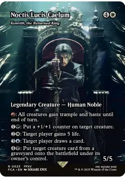Noctis Lucis Caelum - Kenrith, the Returned King (Showcase) - FINAL FANTASY MTG - Image 1