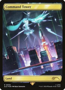 Command Tower (#806) - Rainbow Foil Extended Art SLD LP MTG - Image 1