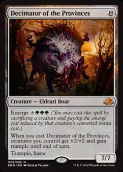 MTG Decimator of the Provinces - Foil, Eldritch Moon, Damaged, English - Image 1