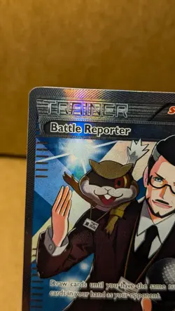 Battle Reporter (109 Full Art) 109/111 XY-Furious Fists Holo Pokemon TCG - LP - Image 2