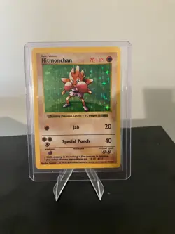 Hitmonchan - Holo - 7/102 - Base Set Unlimited - LP - Pokemon TCG (1999 WotC) - Image 1