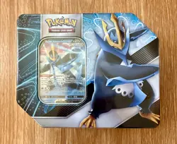 Factory Sealed Pokemon TCG Empoleon V Strikers Tin 820650809552 - Image 2