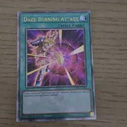 Dark Burning Attack 1st Edition Quarter Century Secret Rare RA04-EN245 Yu-Gi-Oh! - Image 1