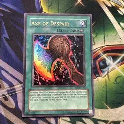 Yugioh! Axe of Despair SRL-EN002 Ultra Rare Unlimited LP - Image 1