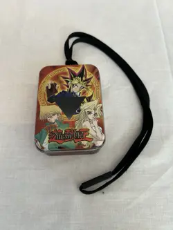 YuGiOh! 2003 Konami Lanyard Tin Metal Deck Box - Image 1