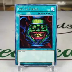 Pot of Greed LOB-EN119 Rare 2025 Unl Edition Yugioh Card Near Mint - Image 1