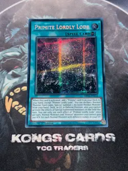 Yu-Gi-Oh MP25-EN114 Primite Lordly Lode Prismatic Secret Rare - Image 1