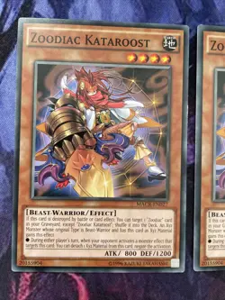 MACR-EN027 x3 Zoodiac Kataroost - Common - Unlimited Edition Yugioh - Image 2