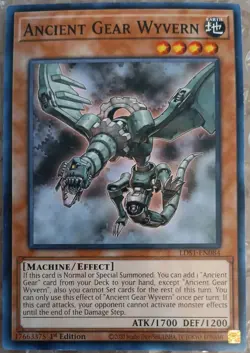 Yugioh Ancient Gear Wyvern LDS1-EN084 Common 1st Ed Lightly Played 🔥 - Image 1