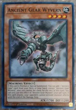 Yugioh Ancient Gear Wyvern LDS1-EN084 Common 1st Ed Lightly Played 🔥 - Image 2