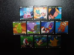 Pokemon GB Pocket Mini Card Non Holo x10 Ash Pikachu Pidgeotto etc #5730 - Image 1