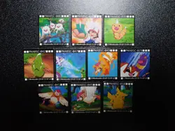 Pokemon GB Pocket Mini Card Non Holo x10 Ash Pikachu Pidgeotto etc #5729 - Image 1