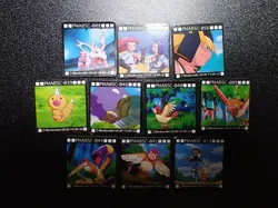 Pokemon GB Pocket Mini Card Non Holo x10 Ash Pikachu Pidgeotto etc #5731 - Image 1