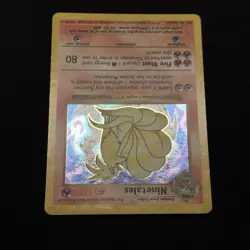 1999 Pokemon SHADOWLESS Ninetales 12/102 Holo Base Set Rare Card WOTC Vintage NM - Image 5