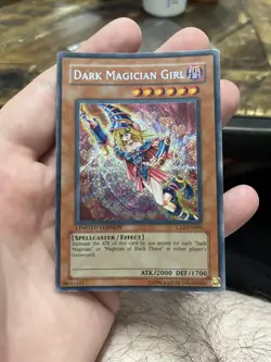 Dark Magician Girl CT2-EN004 Secret Rare MP Limited Edition Yugioh Tin Card - Image 2