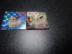 Pokemon GB Pocket Mini Card Prism Holo Eevee x2 #5746 - Image 2
