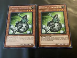 Psychic Commander x2 Rare Unlimited TU04-EN008 LP - Image 1