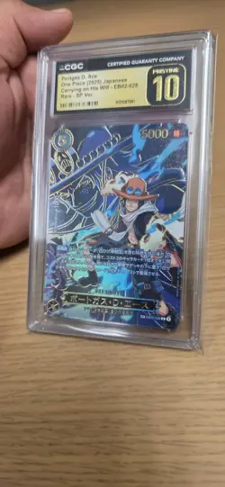 ONE PIECE Portgas.D.Ace - EB02-028 (SP) Carrying On His Will - CGC 10 PRISTINE - Image 3