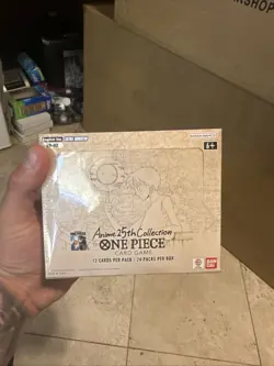 ONE PIECE ANIME 25TH COLLECTION ENGLISH ANNIVERSARY ED. BOOSTER BOX EB-02 Sealed - Image 1