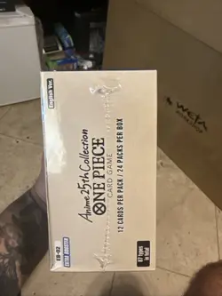 ONE PIECE ANIME 25TH COLLECTION ENGLISH ANNIVERSARY ED. BOOSTER BOX EB-02 Sealed - Image 2