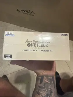 ONE PIECE ANIME 25TH COLLECTION ENGLISH ANNIVERSARY ED. BOOSTER BOX EB-02 Sealed - Image 5
