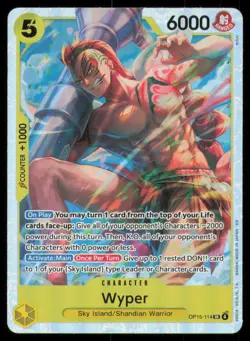 Adventure on Kami's Island One Piece CCG Wyper #OP15-114 - Image 1