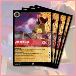 Disney Lorcana TCG: JIM HAWKINS - SPACE TRAVELER x4 Into the Inklands Legendary - Image 1