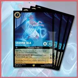 Disney Lorcana TCG: GRAMMA TALA - SPIRIT OF THE OCEAN x4 Legendary - Image 1