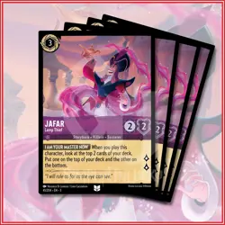 Disney Lorcana TCG: JAFAR - LAMP THIEF Into The Inklands x4 Uncommon 41/204 - Image 1