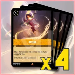 Disney Lorcana: 2024 Revive 27/204 x4 | Rare - Image 1