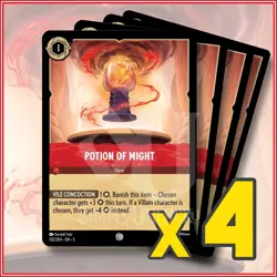 Disney Lorcana: 2024 Potion of Might 132/204 x4 | Common - Image 1
