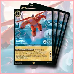 Disney Lorcana Baymax - Armored Companion 157/204 x4 | Legendary Azurite Sea - Image 1