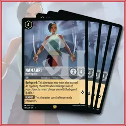 Disney Lorcana TCG: NAMAARI Morning Mist x4 Rise of the Floodborn Legendary - Image 1