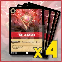 Disney Lorcana: 2024 Ruby Chromicon 134/204 x4 | Uncommon - Image 1