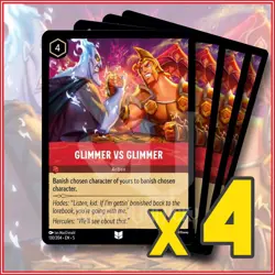 Disney Lorcana: 2024 Glimmer vs Glimmer 130/204 x4 | Uncommon - Image 1