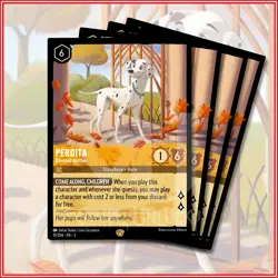 Disney Lorcana TCG: PERDITA - DEVOTED MOTHER x4 | Into the Inklands Legendary - Image 1