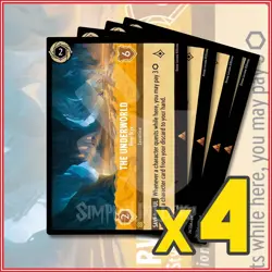 Disney Lorcana TCG: THE UNDERWORLD - RIVER STYX x4 Ursula's Return Rare - Image 1