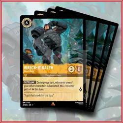 Disney Lorcana: Wreck It Ralph Hero's Duty 27/204 Rare Archazia's Island x4 - Image 1