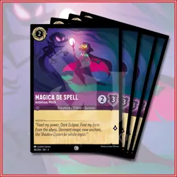 Disney Lorcana TCG: MAGICA DE SPELL - AMBITIOUS WITCH x4 Into The Inklands - Image 1