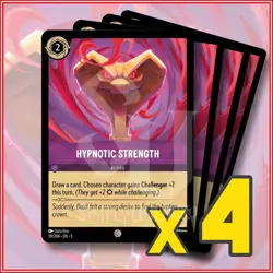 Disney Lorcana: 2024 Hypnotic Strength 59/204 x4 | Common - Image 1