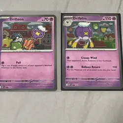 Drifloon 005 Drifblim 006 Black Star Promo 2025 Mega Evolution Pokemon Card TCG - Image 1