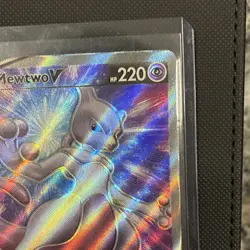 Mewtwo V SWSH229 Full Art Promo SWSH: Sword & Shield Holo Pokemon Card - Image 3