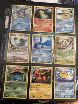 Pokemon TCG Vintage Platinum/EX Delta 9 Rare Card Lot - Blastoise Articuno - Image 1