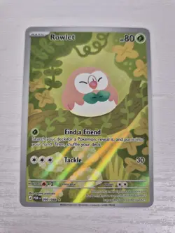 Pokemon TCG - Rowlet 090/088 - Perfect Order - Illustration Rare Card Near Mint - Image 1