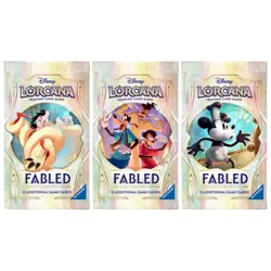 Disney Lorcana TCG Fabled Booster Packs 3-Pack Lot 12 Cards English - Image 1