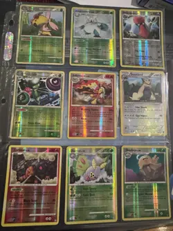 Pokemon TCG 2009 Reverse Holo 9 Rare Card Lot - Cherrim Abomasnow Roserade - Image 1