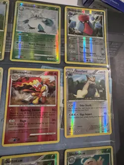 Pokemon TCG 2009 Reverse Holo 9 Rare Card Lot - Cherrim Abomasnow Roserade - Image 3
