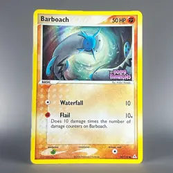 Pokemon TCG Barboach 60/110 EX Holon Phantoms Reverse Holo Card Stamped LP - Image 1