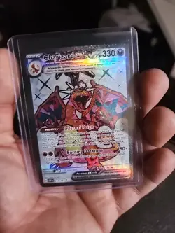 Pokemon TCG Charizard EX Obsidian Flames Full Art Card 215/197SV03 - Image 2
